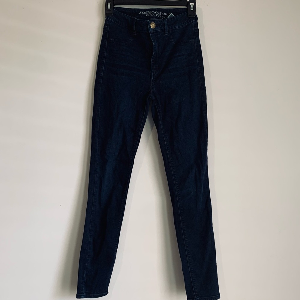 Dark Wash Sky High Jegging